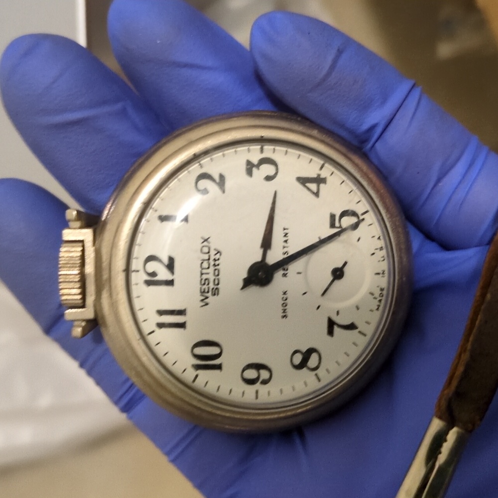 vintage Westclock Scotty pocket watch